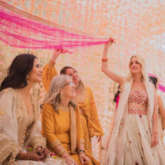 Katrina Kaif-Vicky Kaushal Wedding: Bride's mother Suzzane Turcotte, sisters Natacha Turcotte, Melissa Turcotte and Isabelle Kaif donned designer Punit Balana beautiful creations for haldi ceremony