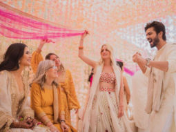 Katrina Kaif-Vicky Kaushal Wedding: Bride’s mother Suzzane Turcotte, sisters Natacha Turcotte, Melissa Turcotte and Isabelle Kaif donned designer Punit Balana beautiful creations for haldi ceremony