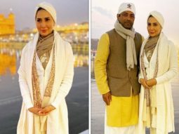 Kim Sharma visits the Golden Temple with her boyfriend Leander Paes, see photos