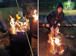 Navya Naveli Nanda enjoys roasted marshmallows in Delhi with Shweta Bachchan and Nikhil Nanda
