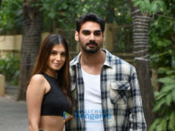 Photos: Ahan Shetty, Tara Sutaria, Milan Luthria and others snapped at Prime Beach Apartments, Juhu to celebrate Tadap success
