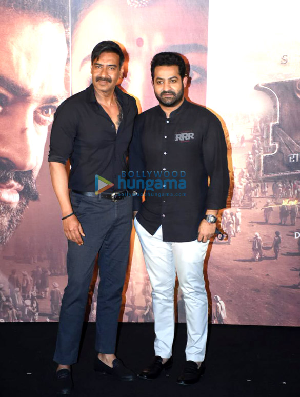 photos ajay devgn jr ntr and alia bhatt at the trailer launch of rrr 15
