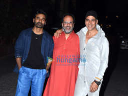 Photos: Akshay Kumar, Dhanush and Aanand. L. Rai snapped during the promotions of Atrangi Re