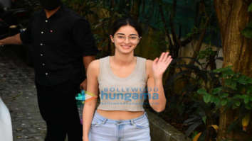 Photos: Ananya Panday spotted at a dubbing studio in Bandra