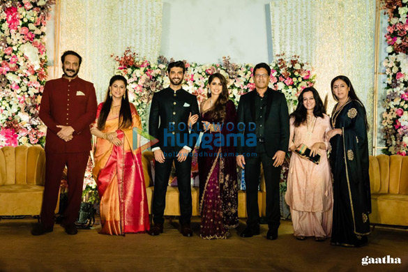 photos celebs grace milind gunajis son abhishek gunaji and radha patils wedding in mumbai 10
