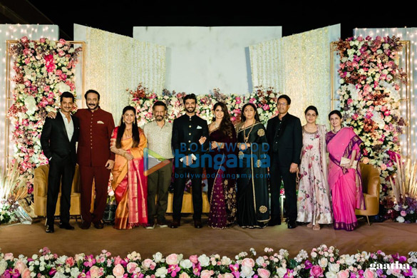 photos celebs grace milind gunajis son abhishek gunaji and radha patils wedding in mumbai 9
