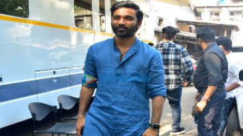 Photos: Dhanush spotted at Filmistan studio
