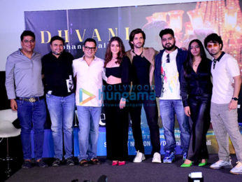 Photos: Dhvani Bhanushali, Aditya Seal and Ash King snapped at 'Mera Yaar' song launch