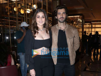 Photos: Dhvani Bhanushali, Aditya Seal and Ash King snapped at 'Mera Yaar' song launch