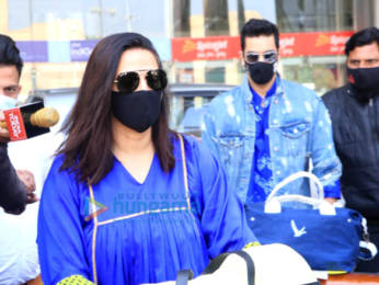 Photos: Kabir Khan, Neha Dhupia, Angad Bedi and Sharvari Wagh snapped leaving for Jaipur airport for Katrina Kaif-Vicky Kaushal wedding