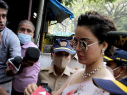 Photos: Kangana Ranaut spotted outside Khar police station