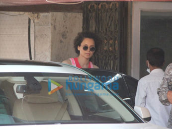 Photos: Kangana Ranaut spotted outside the gym