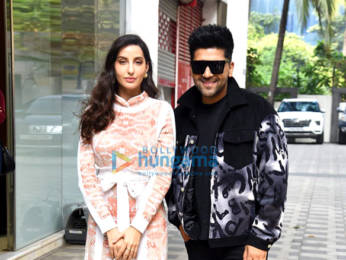 Photos: Nora Fatehi and Guru Randhawa snapped at T-Series office in Andheri