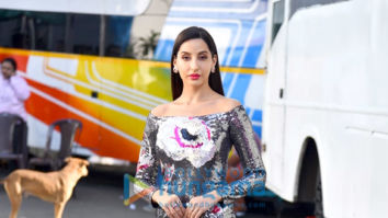 Photos: Nora Fatehi snapped on the sets of The Kapil Sharma Show