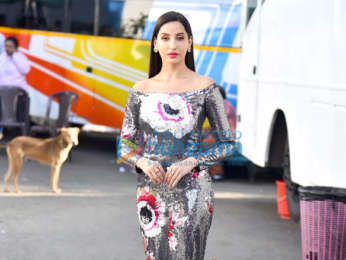 Photos: Nora Fatehi snapped on the sets of The Kapil Sharma Show