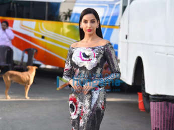 Photos: Nora Fatehi snapped on the sets of The Kapil Sharma Show