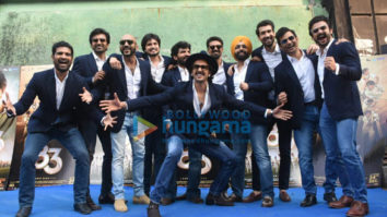 Photos: Ranveer Singh, Kabir Khan and the 1983 World Cup players snapped at Filmcity for 83 promotions
