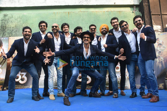 photos ranveer singh kabir khan and the 1983 world cup players snapped at filmcity for 83 promotions 3