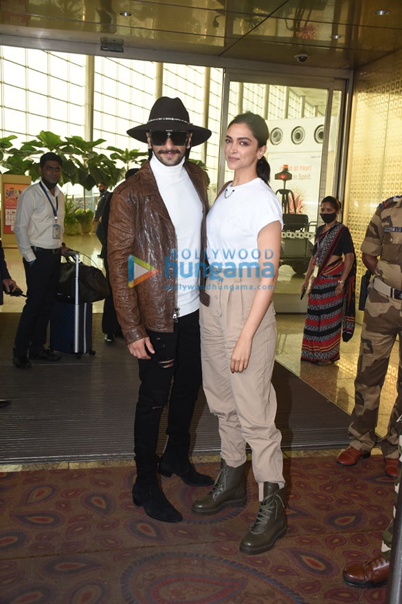 Photos: Ranveer Singh, Deepika Padukone and others snapped at the airport