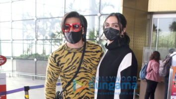 Photos: Ranveer Singh and Deepika Padukone snapped at the airport