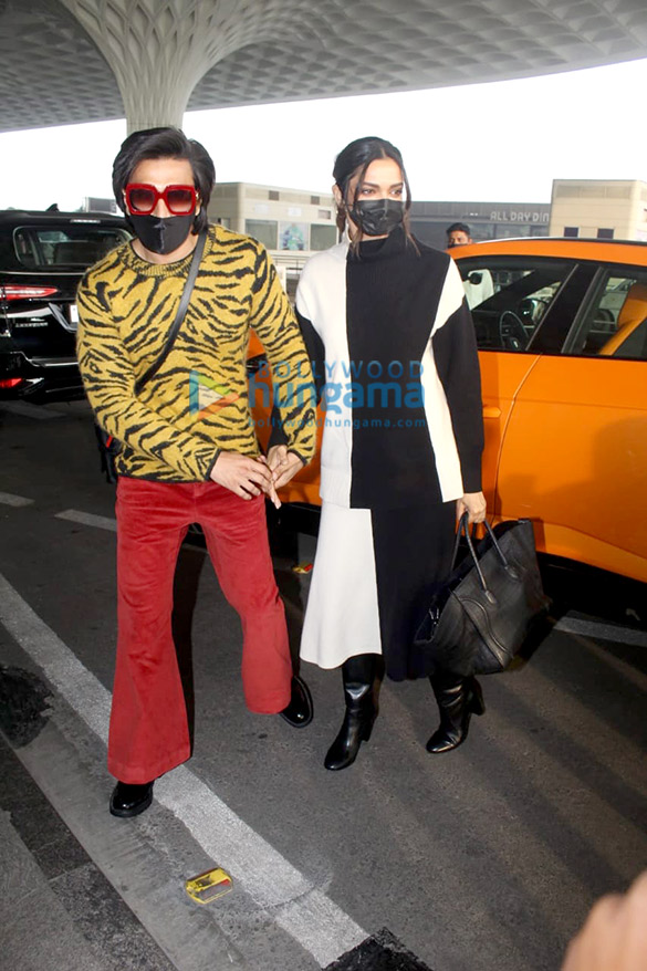 photos ranveer singh and deepika padukone snapped at the airport 3 3