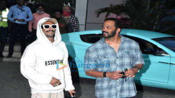 Photos: Ranveer Singh and Rohit Shetty snapped at Kalina airport