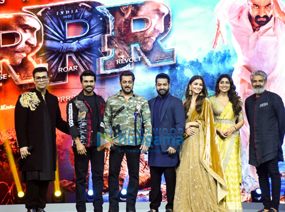 photos salman khan karan johar ss rajamouli ntr jr ram charan and alia bhatt snapped at the rrr promotional event in mumbai 4