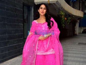 Photos: Sara Ali Khan snapped promoting her film Atrangi Re