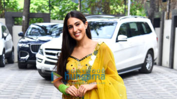 Photos: Sara Ali Khan spotted promoting Atrangi Re at T-Series office
