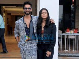 Photos: Shahid Kapoor and Mrunal Thakur snapped promoting their film Jersey