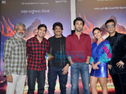 Photos: Team Brahmastra with S.S. Rajamouli in Hyderabad
