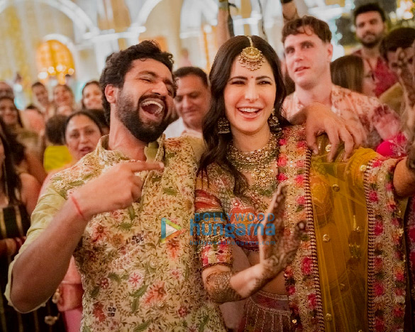 photos vicky kaushal and katrina kaif snapped during their mehendi ceremony in rajasthan 2