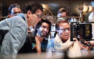 On the Sets of the movie Rocky Aur Rani Ki Prem Kahani