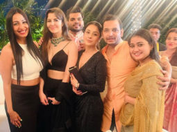 Shehnaaz Gill attends her manager’s engagement party; stuns in a black cocktail dress
