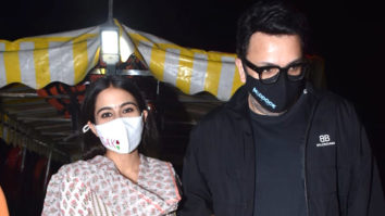 Spotted: Sara Ali Khan and Dinesh Vijan at Versova Jetty, Mumbai