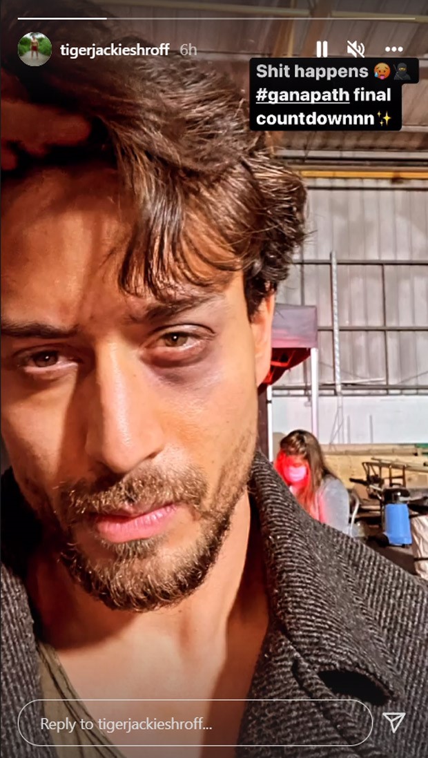 Tiger Shroff suffers an eye injury while filming Ganapath in the UK, shares photo