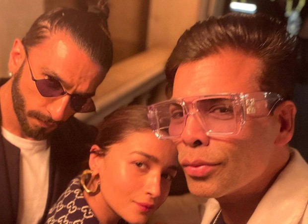 Karan Johar, Ranveer Singh, and Alia Bhatt get all decked up for a night out in Delhi amid the shoot of Rocky Aur Rani Ki Prem Kahani