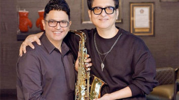 Bhushan Kumar gifts Sajid Nadiadwala a saxophone for creating a record of crossing 3 billion-plus views of 3 songs
