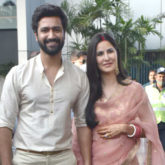 Katrina Kaif and Vicky Kaushal return to Mumbai after their wedding; couple pose for the paparazzi on arrival