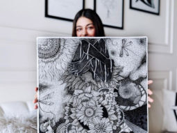 Alaya F’s intricate artwork leaves netzines stunned; actress asks people for their interpretation