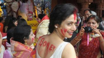 Boney Kapoor remembers his late wife Sridevi; shares a throwback picture of Durga Puja