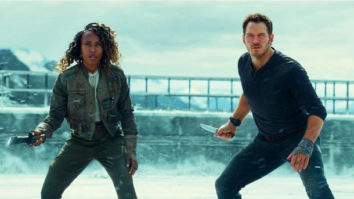 DeWanda Wise is fierce and ready for a fight with Chris Pratt in Jurassic World Dominion; see first look photo