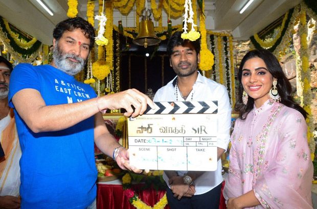 Dhanush starts shooting for bilingual Tamil-Telugu movie Sir; see pictures from puja ceremony