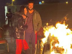 Katrina Kaif and Vicky Kaushal get cosy as they celebrate their first Lohri as a married couple