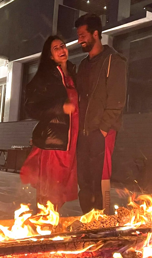 Katrina Kaif and Vicky Kaushal get cosy as they celebrate their first Lohri as married couple