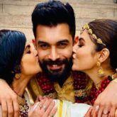 Mandira Bedi shares pictures with newlyweds Mouni Roy and Suraj Nambiar; introduces them as ‘Mr. and Mrs. Nambiar’