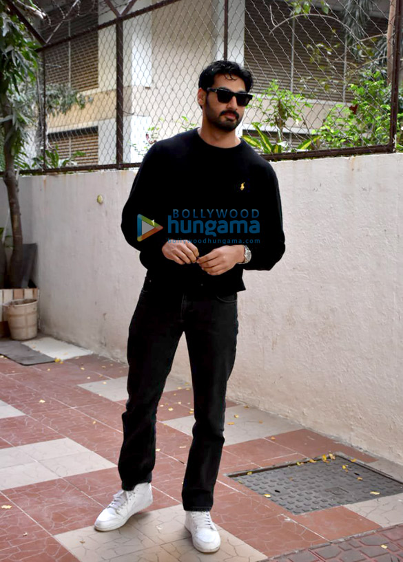 photos ahan shetty spotted at the matrix office in bandra 3