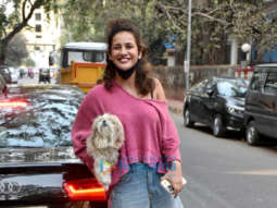 Photos: Aisha Sharma spotted with her pet at a clinic in Khar