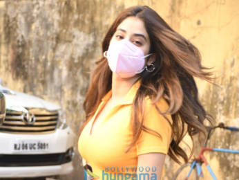 Photos: Janhvi Kapoor, Khushi Kapoor, Tanishaa Mukerji and others spotted outside Pilates class
