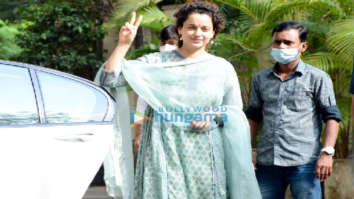 Photos: Kangana Ranaut spotted in Bandra